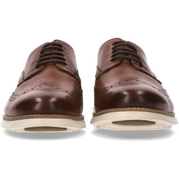 NWT Cole Haan Men\'s Original Grand Shortwing Oxford Shoe,woodbury/ivory, 7.5 W main image 6